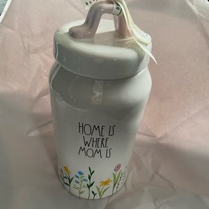 Rae Dunn “home is where mom is” canister